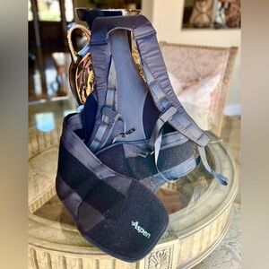 Aspen Black Adjustable Lumbar Back Brace size large